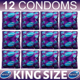 12X Mates King Size Condoms Male Condom